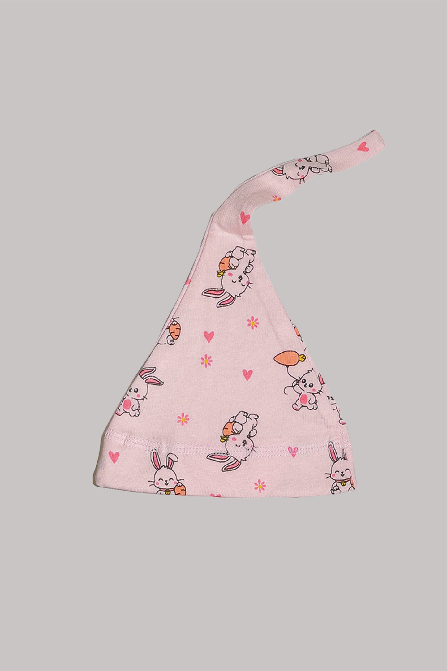 Cotton Cap - Bunny - Pink