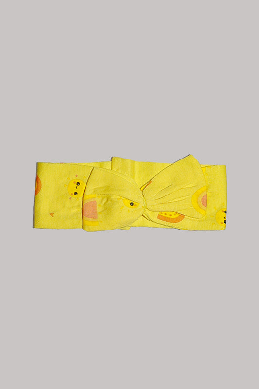 Cotton Headband - Sunshine - Yellow