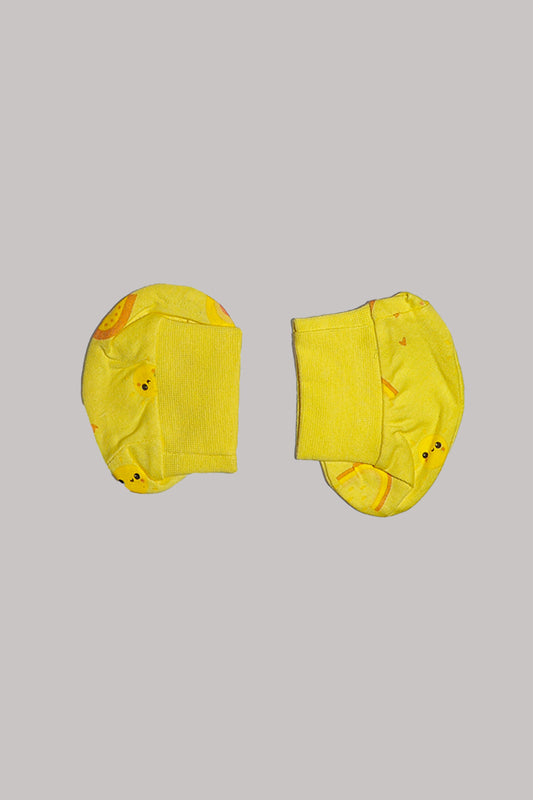 Cotton Booties - Sunshine - Yellow
