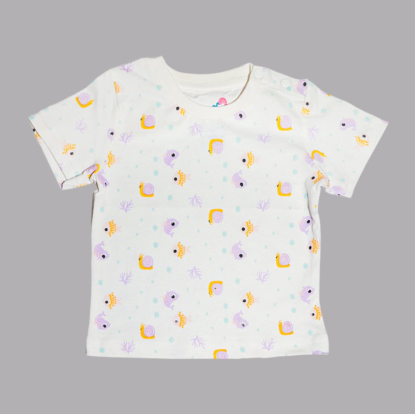 Premium Cotton Baby T Shirt - Comfortable Everyday Wear - White