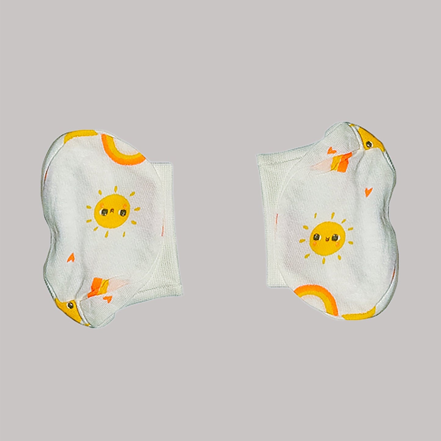 Scratch Free Baby Booties - 100% Cotton Safe for Newborn