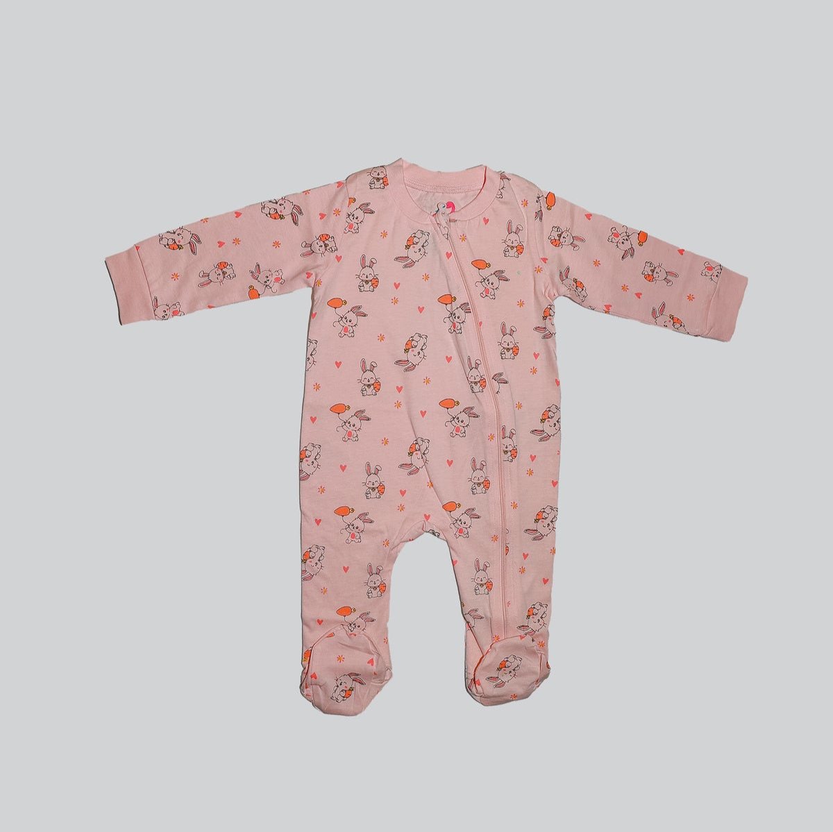 Footed Rompers - Soft Premium Cotton Baby - Toe to Top