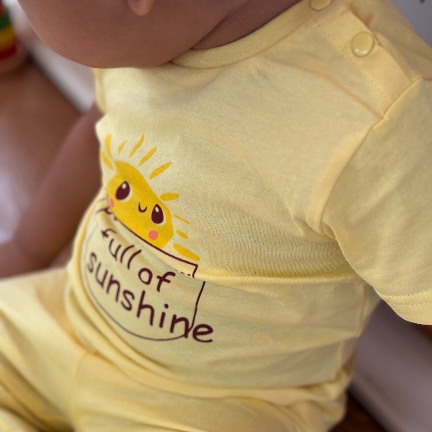 Premium Cotton Baby T Shirt - Comfortable Everyday Wear - Yellow