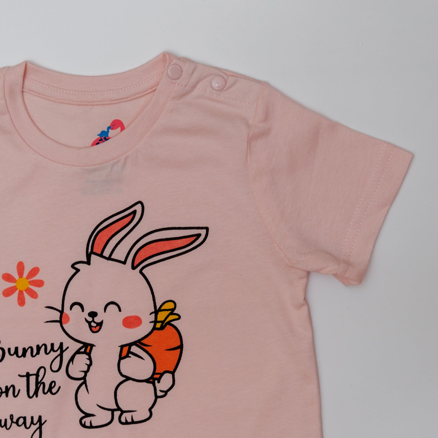 Premium Cotton Baby T Shirt - Comfortable Everyday Wear - Pastel Pink