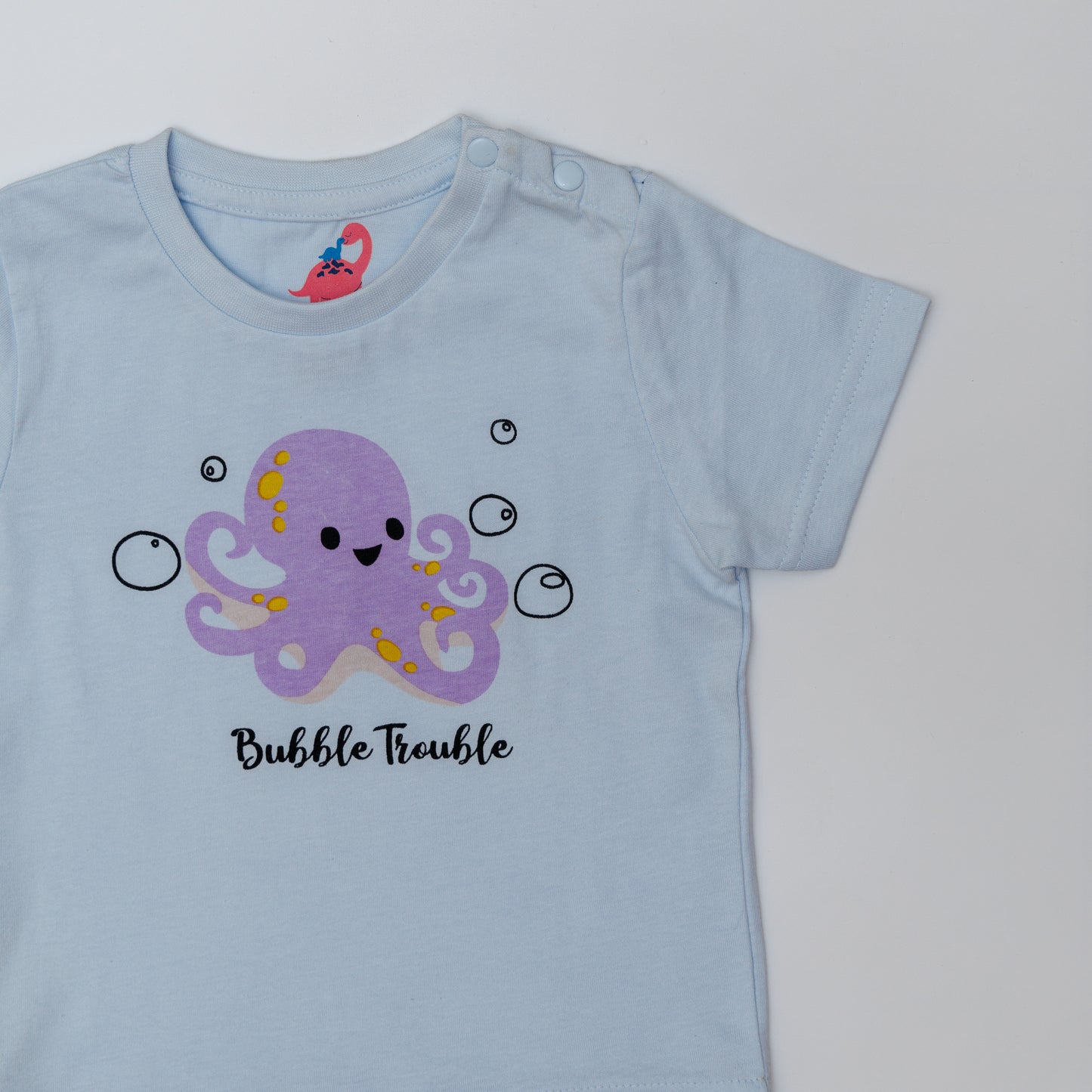 Premium Cotton Baby T Shirt - Comfortable Everyday Wear - Pastel Blue