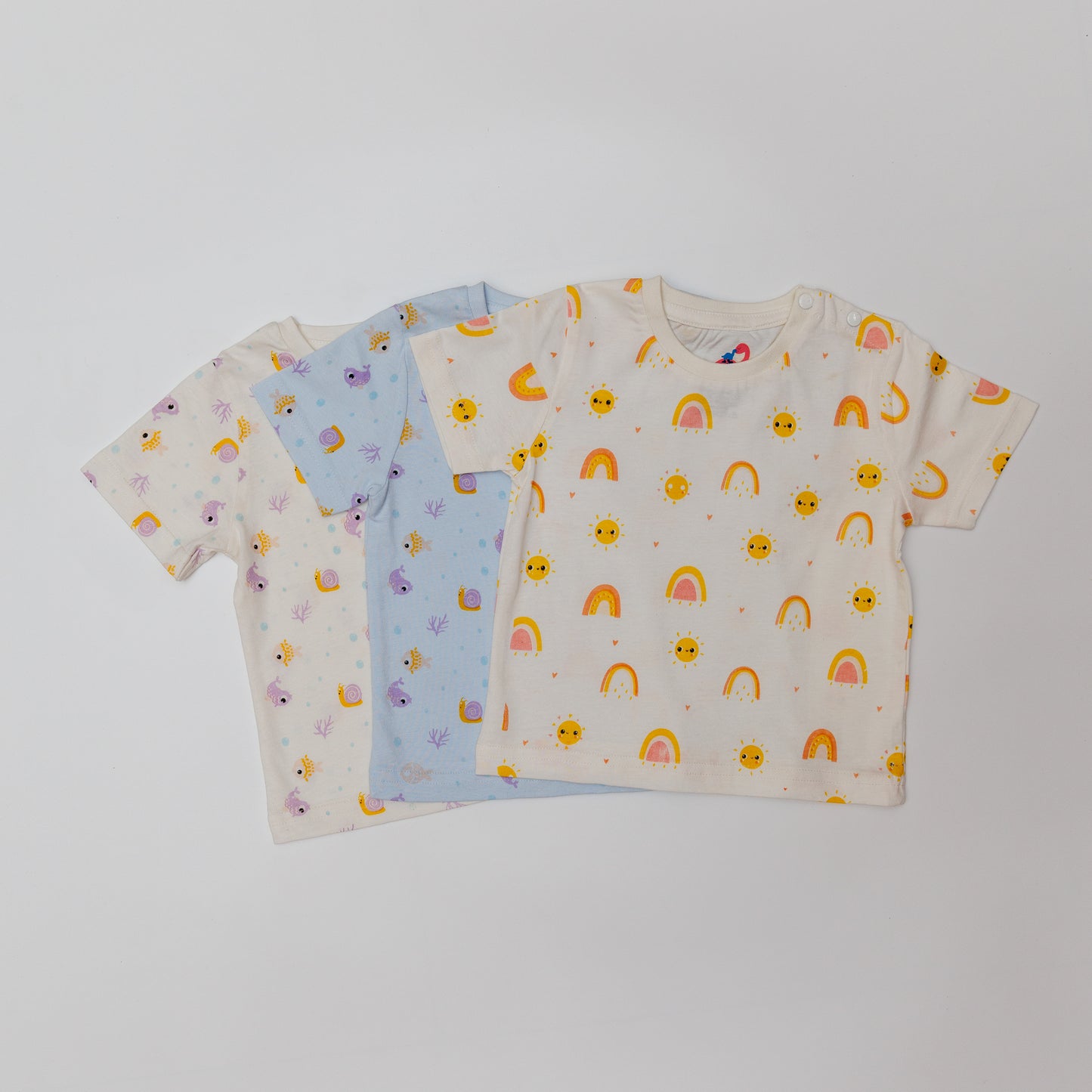 Premium Cotton Baby T Shirt - Comfortable Everyday Wear - Sunshine Yellow