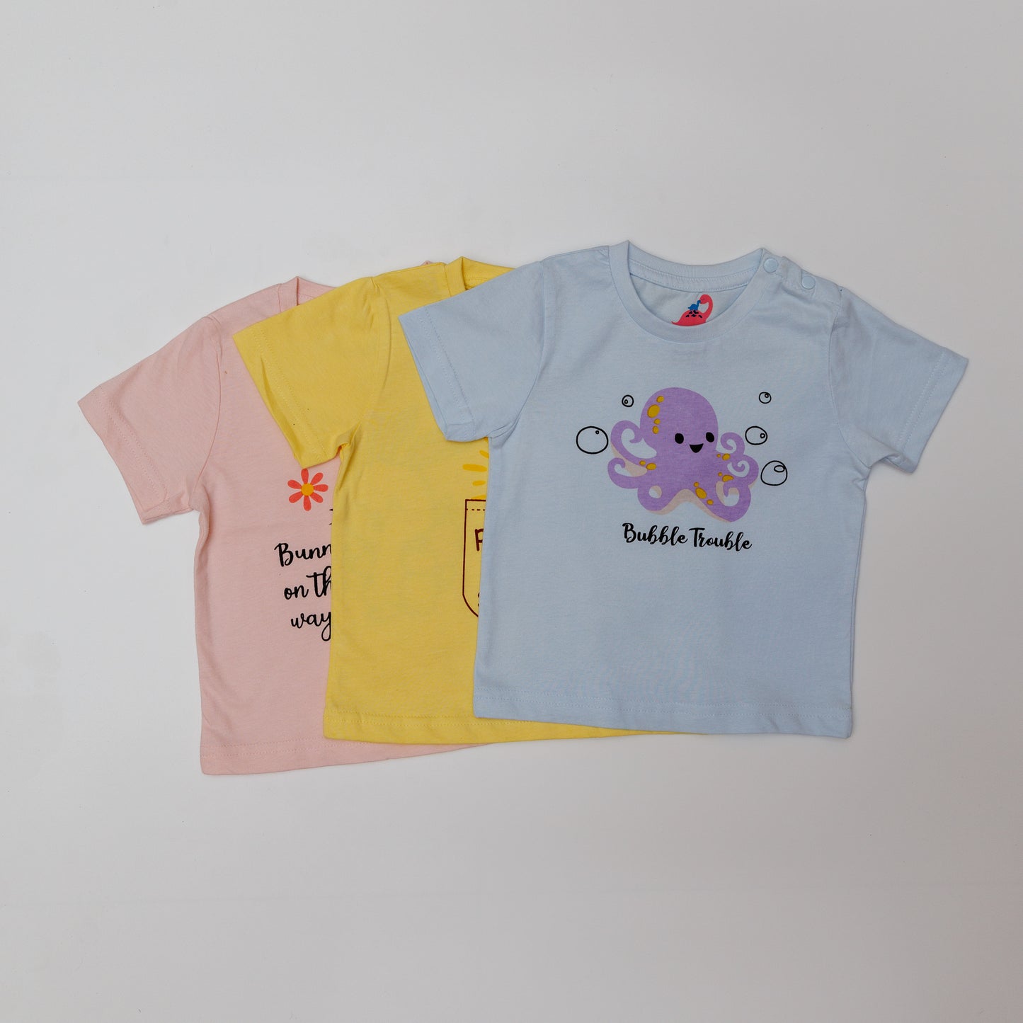 Premium Cotton Baby T Shirt - Comfortable Everyday Wear - Pastel Blue