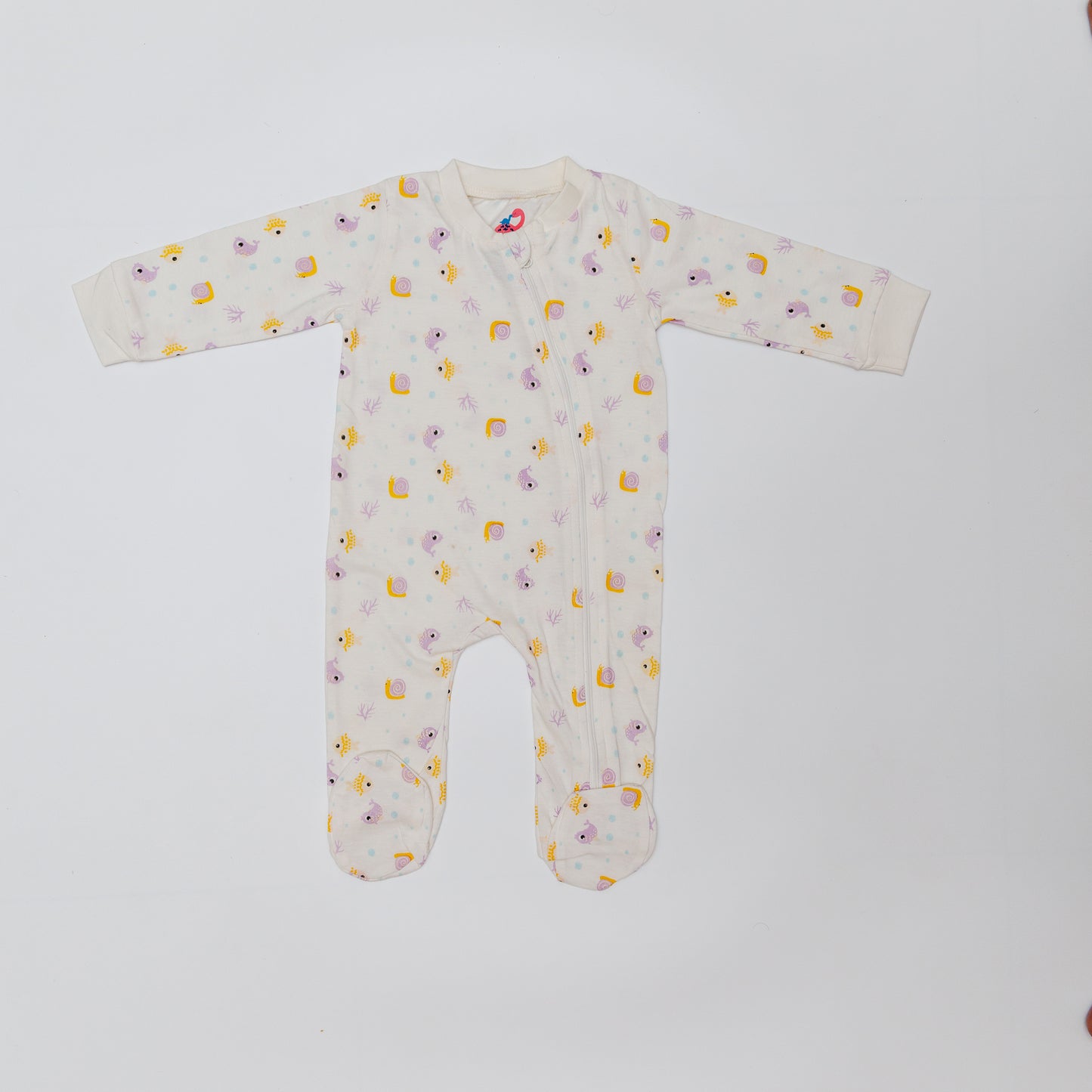 Footed Rompers - Soft Premium Cotton Baby - Toe to Top