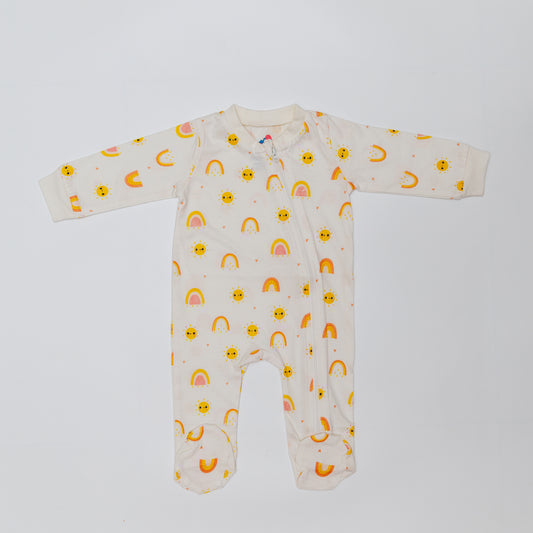 Footed Rompers - Soft Premium Cotton Baby - Toe to Top