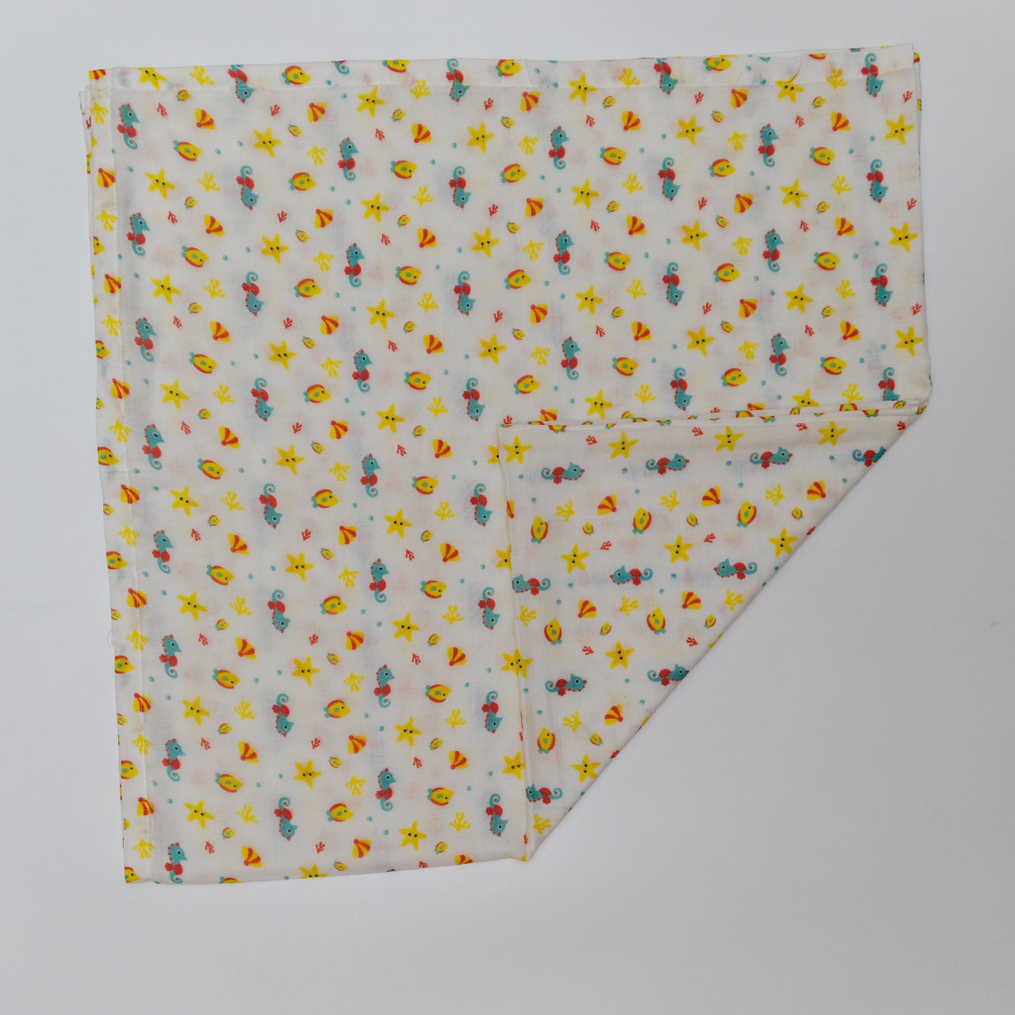 Muslin Towel - Soft & Absorbent - Quick Drying Baby Bath Essential - Sea Horse